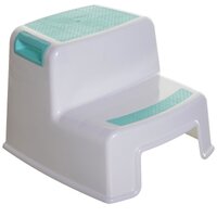 Dreambaby 2-Up Step Stool Aqua & White F685