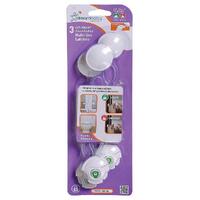 Dreambaby Ezy-Check Multi-Use Latch 3 pack White F727