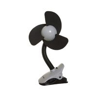 Dreambaby Stroller Buddy Ezy Fit Clip On Fan Black F2278