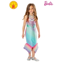 Rubies Deerfield Barbie Colour Change Mermaid Child Costume Size 6-8 Years 1522