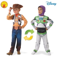 Disney Reversible Woody to Buzz Costume/Dress up 3-5yrs 1940