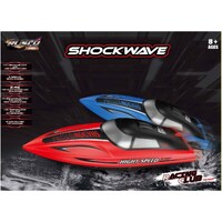 Rusco Racing Shockwave Radio Control Boat Salt Water Assorted Colours; One Supplied
