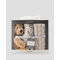 The Little Linen Company Boxed Gift Set - Willow Bear