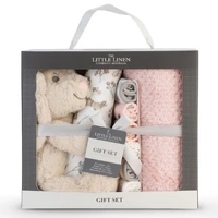 The Little Linen Company Boxed Gift Set - Harvest Bunny