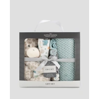 The Little Linen Company Boxed Gift Set - Savanna Giraffe