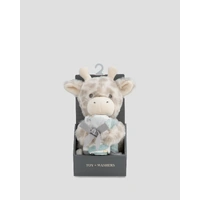 The Little Linen Company Plush Toy & Washers - Savanna Giraffe