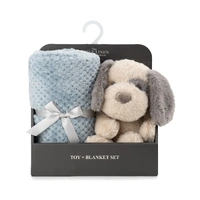 The Little Linen Company Plush Toy & Blanket - Barklife Patch