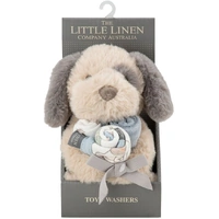 The Little Linen Company Plush Toy & Washers - Barklife Patch