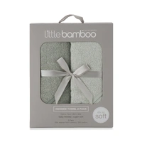 Little Bamboo Hooded Towel 2pk -Turtle Bay