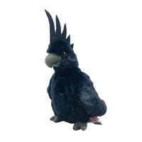 Eco Buddies Red Tailed Black Cockatoo 25cm ECO0005