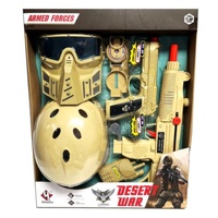Desert War Armed Forces Combat Assault Dress Up Set 756Q