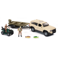 NewRay Wildlife Hunter Toyota Land Cruiser 250, Boat & Accessories 770S