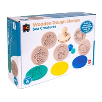 EC Wooden Dough Stamps - Sea Creatures EVEWSSEA