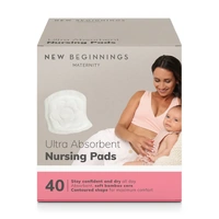 New Beginnings Regular Nursing Pads 40 Pack NBMA40