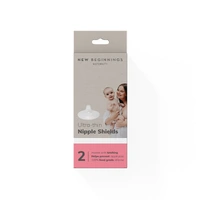 New Beginnings Silicone Nipple Shields Small 2 Pack NBNSH2