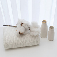 Living Textiles 100% Organic Cotton Bassinet/Cradle Cellular Blanket White