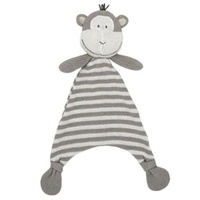 Living Textiles Max the Monkey Knit Security Blanket