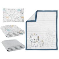 Lolli Living 4pc Nursery Set Urban Safari **