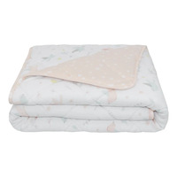 Living Textiles Cot Comforter - Ava/Blush Floral