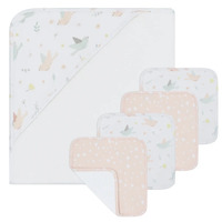 Living Textiles 5pc Baby Bath Gift Set - Ava/Blush Floral