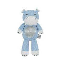 Living Textiles Whimsical Knitted Toy Henry the Hippo