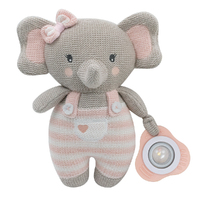 The Living Textiles Huggable Activity Toy Elephant Girl
