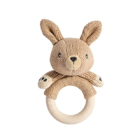 Living Textiles Australiana Ring Rattle - Kaylie the Kangaroo 4234433