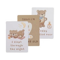 Living Textiles Milestone Cards - Cuddly Bear 2419408