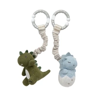 Living Textiles 2pk Stroller Toys - Dinosaurs 4235436