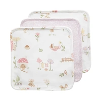 Living Textiles Face Washers 3 Pack Whimsical Wonderland 4033548