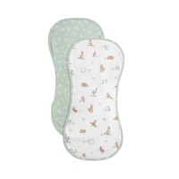 Living Textiles 2pk Burp Cloths Australiana 4721583