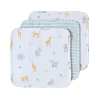 Living Textiles Face Washers 3 Pack - Roam & Roar 4034629