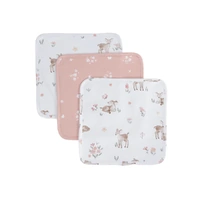 Living Textiles Face Washers 3 Pack Fawn Fables 403685