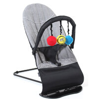 VeeBee Baby Bouncer/Minder Flex with Toy Bar Grey