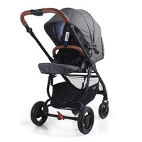 Valco Baby Trend ULTRA Pram/Stroller - Charcoal