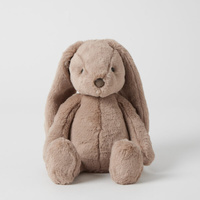 Jiggle & Giggle Taupe Bunny Medium Plush JCST444