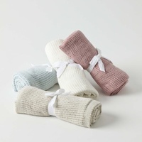 Jiggle & Giggle Cotton Cellular Baby Blankets NVBL131