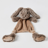Jiggle & Giggle Mocha Bunny Comforter Plush JCBC348