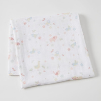Jiggle & Giggle Birdy Baby Muslin Wrap NVBW135