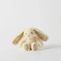Jiggle & Giggle Floral Lemon Bunny Rattle Small Plush JCBR417