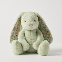 Jiggle & Giggle Floral Mint Bunny Medium Plush JCST556