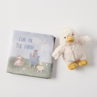 Jiggle & Giggle Fun on the Farm Activity Fabric Book & Toy Set PBPL009