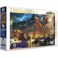 Harlington Thomas Kinkade Studios The Dark Knight Saves Gotham City 1000pc Puzzle