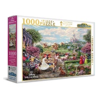 Harlington Thomas Kinkade Disney Princess Cinderella Happily Ever After 1000pc Puzzle 20332