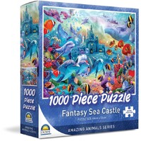 Crown Amazing Animal Series Fantasy Sea Castle 1000pc Puzzle 20407