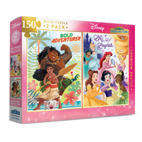 Harlington Kids Premium 150pc Puzzle 2 Pack - Disney Princess 20773