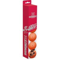 Summit Table Tennis Balls - Orange Two Star 40+ Non-Celluloid (6 Pack) SUM2STAR6