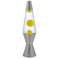 Landmark Liquid Retro Lamp Blue/Yellow Wax (Silver Frame) LT254