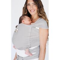 Hug a Bub Organic Wrap Carrier - Silver