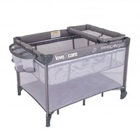 Love n Care Sleep N Go Travel Cot Grey